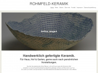 rohmfeld-keramik.de Webseite Vorschau