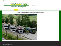 rohner-transport.ch Webseite Vorschau