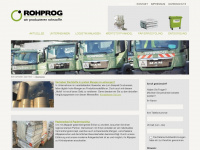 rohprog.at Webseite Vorschau