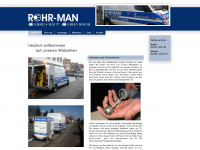 rohr-man.de Webseite Vorschau