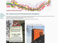 rohrackerstrasse.de Webseite Vorschau