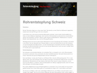 rohrenstopfung.ch Webseite Vorschau