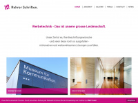 rohrer-schriften.ch Webseite Vorschau