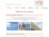 rohrermedia.ch Webseite Vorschau
