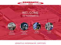 rohrmatic.de Webseite Vorschau