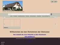rohsteine.ch Webseite Vorschau