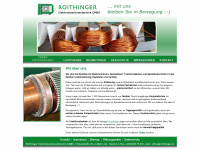 roithinger.at Webseite Vorschau