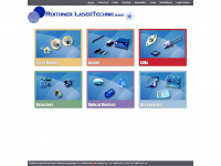 roithner-laser.at Webseite Vorschau