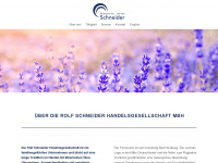 rolf-schneider-handelsgesellschaft.de Webseite Vorschau