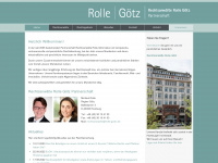 rolle-goetz.de Webseite Vorschau