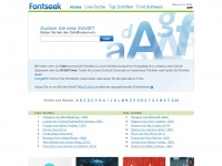 fontseek.com Webseite Vorschau