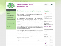 umweltnetzwerkkircherheinmosel.de Webseite Vorschau