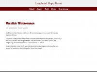 landhotel-hopp.de Webseite Vorschau