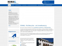 romag-geo.de Webseite Vorschau