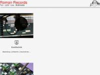 roman-records.at Webseite Vorschau