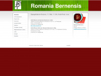 romania-bernensis.ch Webseite Vorschau