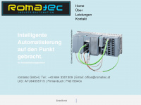 romatec.at Webseite Vorschau