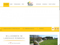 rombach-schwarzwald.de Webseite Vorschau