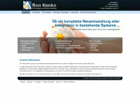 ron-nanko.de Webseite Vorschau