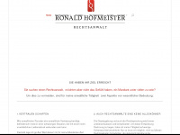 ronald-hofmeister.de Webseite Vorschau