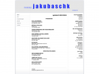 ronnyjakubaschk.de Webseite Vorschau