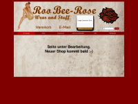 roobee-rose.de Webseite Vorschau