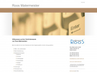 roos-malermeister.de Webseite Vorschau