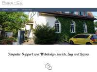 roos.ch Webseite Vorschau