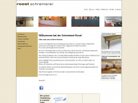 roost-schreinerei.ch Webseite Vorschau