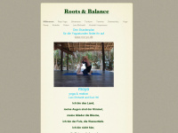 roots-balance.de Webseite Vorschau