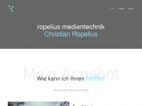 ropelius-medientechnik.de Webseite Vorschau