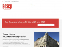 rosch.co.at Webseite Vorschau