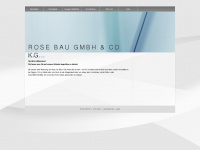 rose-bau.de Webseite Vorschau