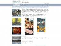 rose-fotomasken.de Webseite Vorschau