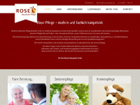 rose-pflege.de Webseite Vorschau