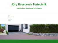 rosebrock-tortechnik.de Webseite Vorschau