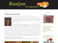 roselyne.ch Webseite Vorschau