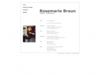 rosemariebraun.de Webseite Vorschau