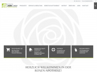 rosenapotheke.at Webseite Vorschau