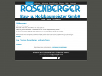rosenberger-bau.at Webseite Vorschau
