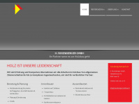 rosenberger-holzbau.ch Webseite Vorschau