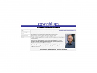 rosenblum.ch Webseite Vorschau