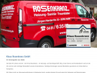 rosenkranz-heizung.de Webseite Vorschau