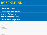 rosenmund.ch Webseite Vorschau