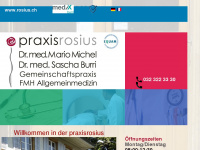 rosius.ch Webseite Vorschau