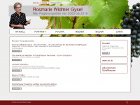 rosmarie-widmer.ch Webseite Vorschau