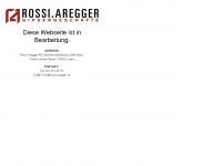 rossi-aregger.ch Webseite Vorschau