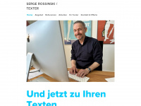 rossinski.ch Webseite Vorschau
