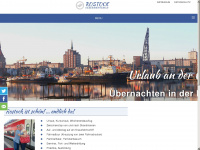 rostock-pension.de Webseite Vorschau