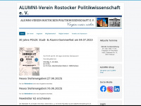 rostocker-politikwissenschaft.de Webseite Vorschau
